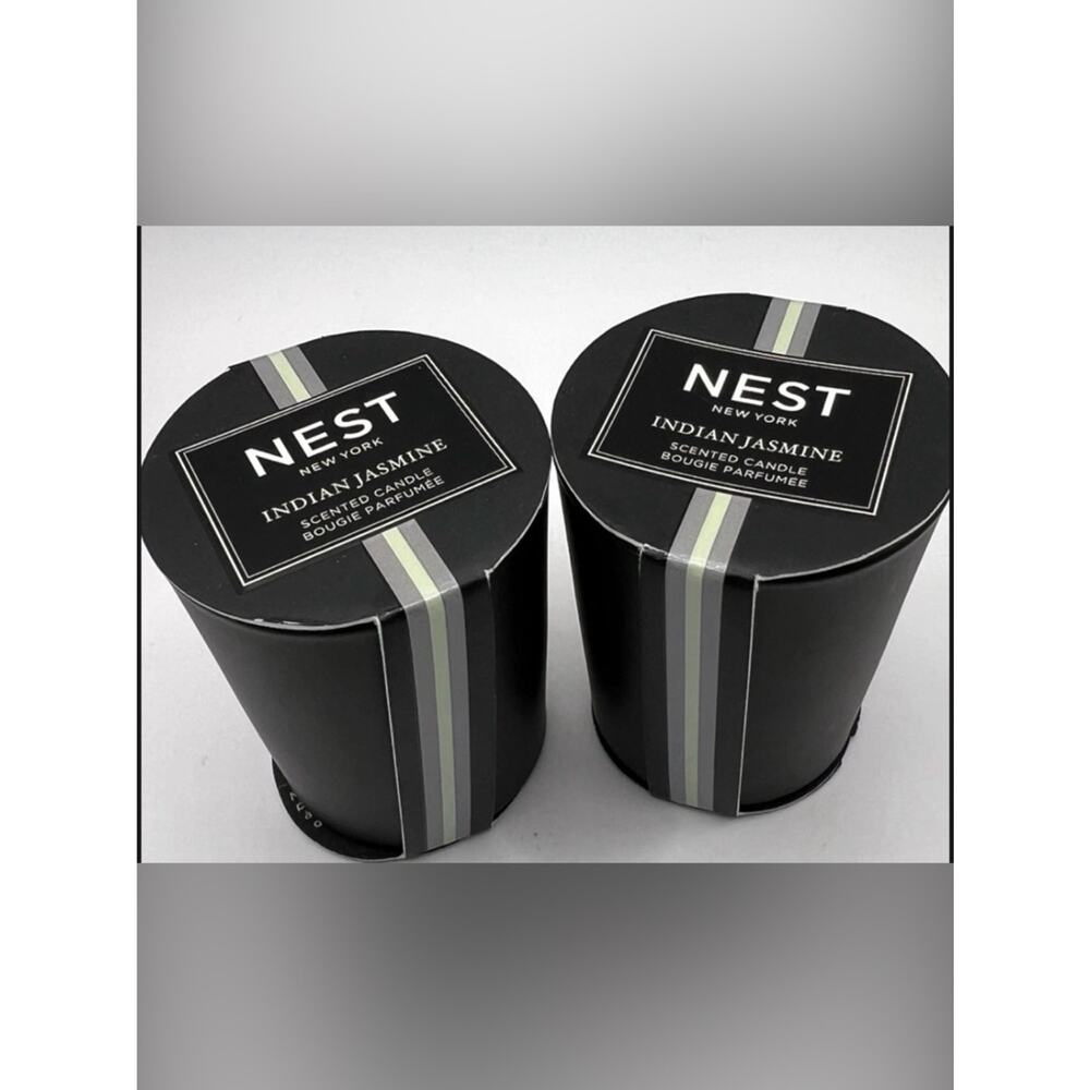 Nest Indian Jasmine Scented Candle - NEW 2 PACK Black Ceramic - Picture 5 of 8